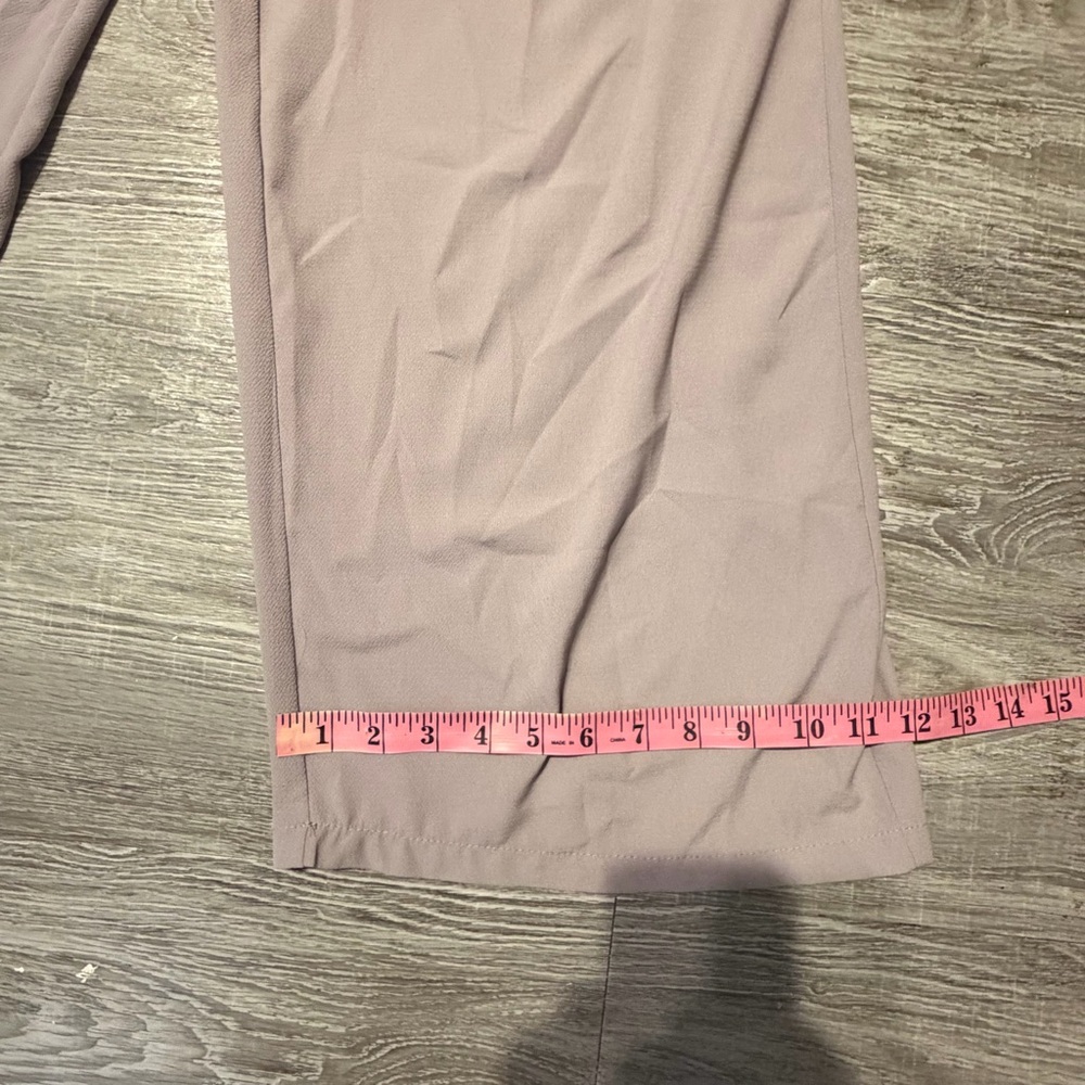 She + Sky Cream Wide-Leg Pants Size S - Picture 9 of 13